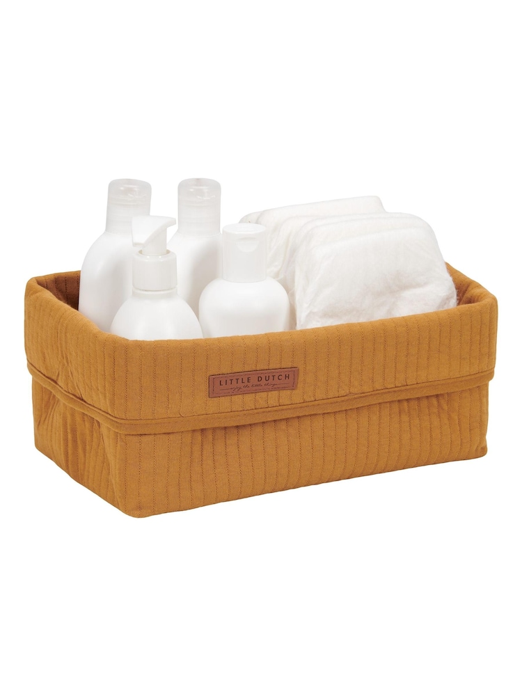 Little Dutch Yellow Large Pure Ochre Spice Storage Basket - Image 2 of 2