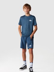 Синий - Футболка для мальчиков с короткими рукавами The North Face Mountain Athletics - Image 3 of 8
