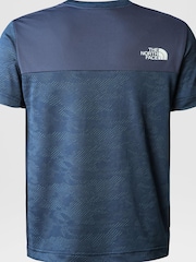 Синий - Футболка для мальчиков с короткими рукавами The North Face Mountain Athletics - Image 7 of 8