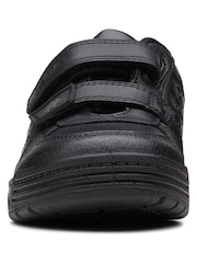 Clarks Black Multi Fit Leather Dino Print Shoes - Image 5 of 7
