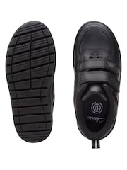 Clarks Black Multi Fit Leather Dino Print Shoes - Image 7 of 7