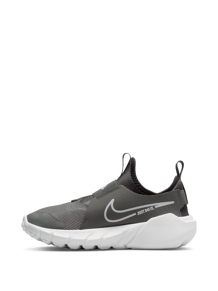 Szary - Nike Flex Runner Youth Trainers - Image 4 of 10