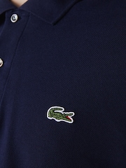 Lacoste Navy Long Sleeve 100% Cotton Polo Shirt - Image 4 of 5