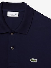 Lacoste Navy Long Sleeve 100% Cotton Polo Shirt - Image 5 of 5