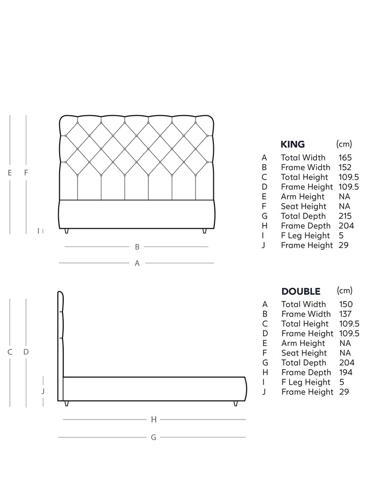 Swoon Easy Velvet Biscuit Natural Burbage Divan Bed - Image 8 of 8