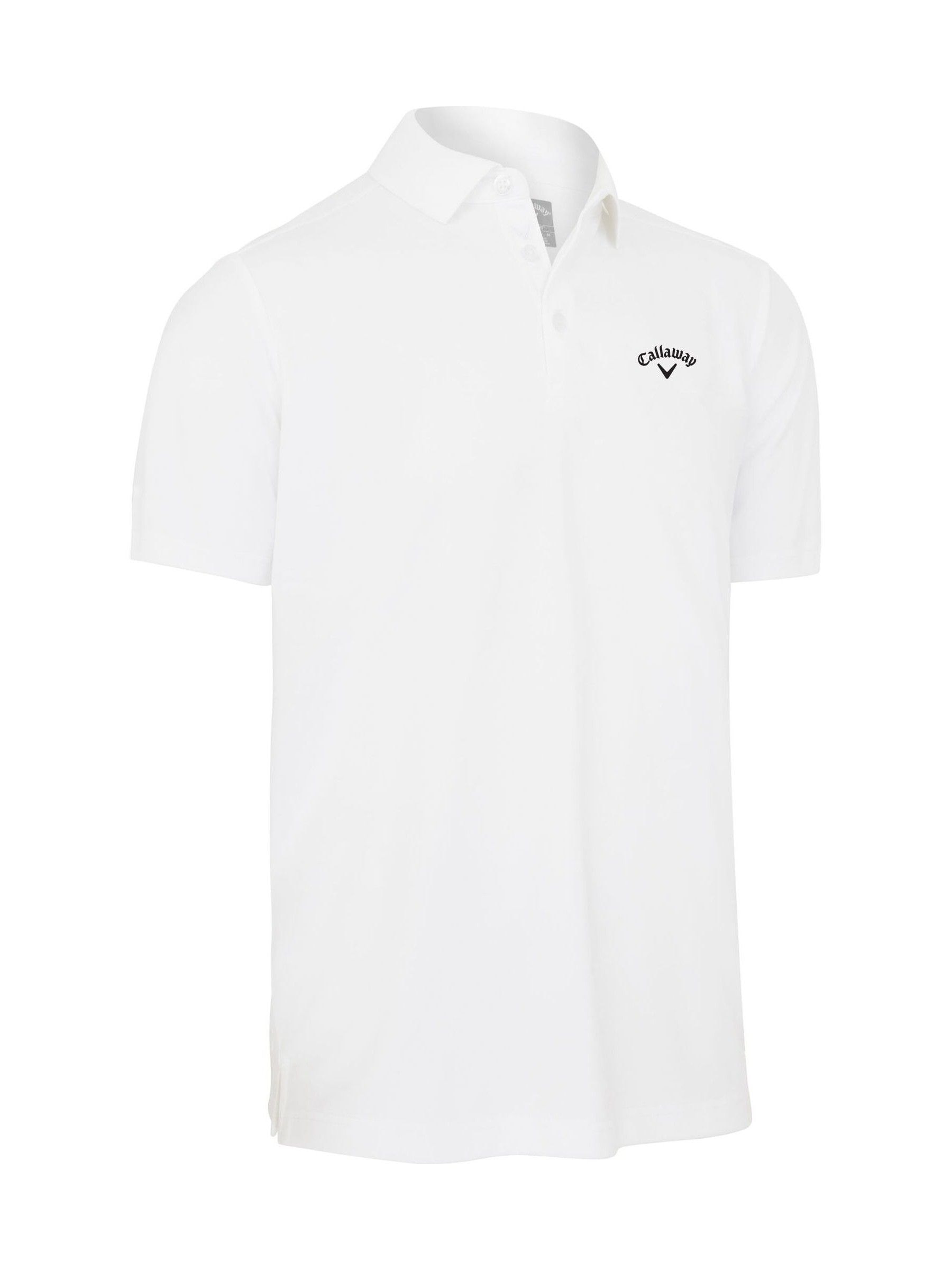 Buy Callaway Apparel White Left Chest Logo Tournament Polo Shirt
