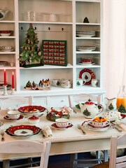 Villeroy and Boch Red Toys Delight Christmas Breakfast For 2 Set - Image 1 of 3