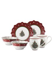 Villeroy and Boch Red Toys Delight Christmas Breakfast For 2 Set - Image 2 of 3