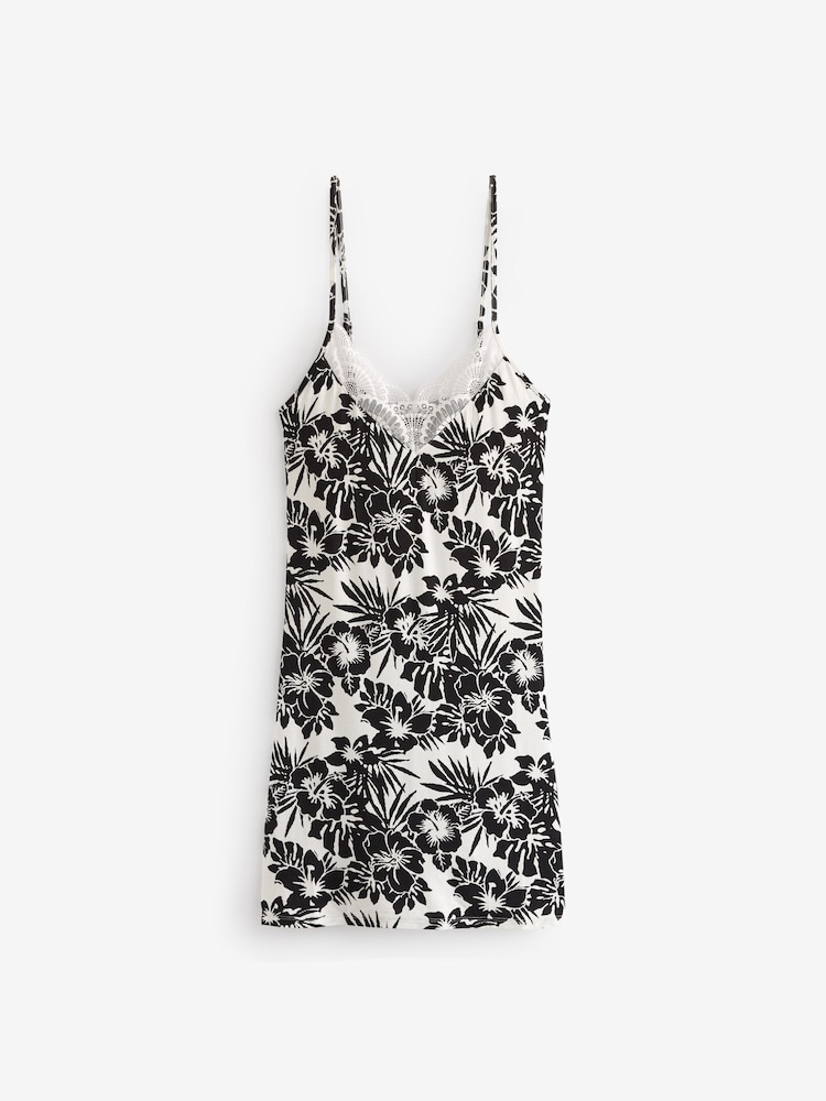 Figleaves Camelia Hidden Support Black Chemise - Image 2 of 5