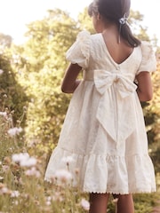 Laura Ashley Ecru Embroidered Bridesmaid Dress - Image 2 of 7