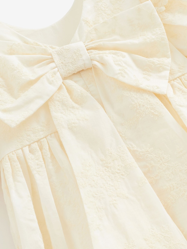 Laura Ashley Ecru Embroidered Bridesmaid Dress - Image 7 of 7