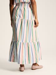 Joules Cynthia Stripe Tiered Co-ord Skirt - Image 2 of 8