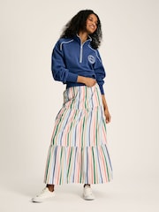 Joules Cynthia Stripe Tiered Co-ord Skirt - Image 5 of 8