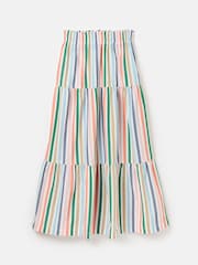 Joules Cynthia Stripe Tiered Co-ord Skirt - Image 8 of 8