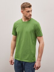 Green/White/Stone/Mustard/Navy Blue/Pink T-Shirts 6 Pack - Image 1 of 17