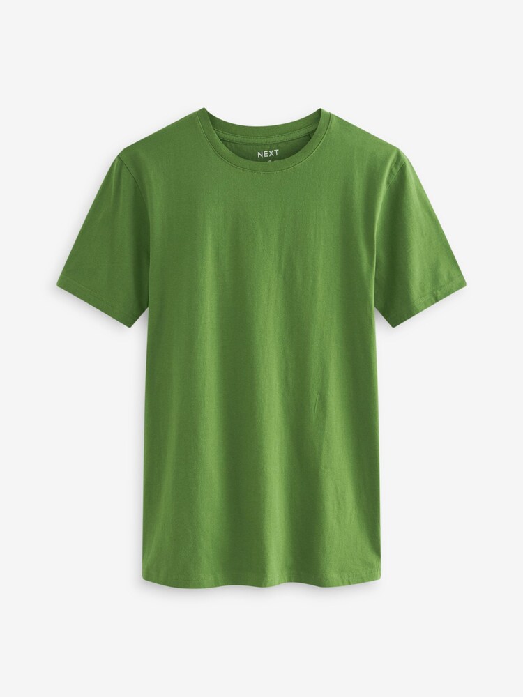 Green/White/Stone/Mustard/Navy Blue/Pink T-Shirts 6 Pack - Image 10 of 17