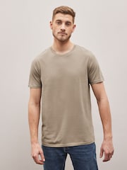 Green/White/Stone/Mustard/Navy Blue/Pink T-Shirts 6 Pack - Image 2 of 17