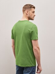 Green/White/Stone/Mustard/Navy Blue/Pink T-Shirts 6 Pack - Image 6 of 17