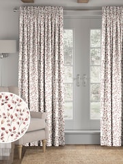 Red April Made To Measure 100% Cotton Curtains - Image 1 of 9