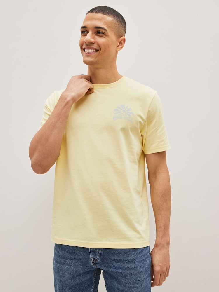 Pastel Surf Mix Print T-Shirts 3 Pack - Image 1 of 10