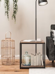 Dorel Home Weathered Oak Europe Quincy End Table - Image 2 of 4