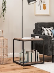 Dorel Home Weathered Oak Europe Quincy End Table - Image 3 of 4