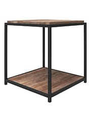 Dorel Home Weathered Oak Europe Quincy End Table - Image 4 of 4