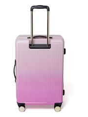 Dune London Pink Dip Dye Olive Medium Suitcase - Image 2 of 6