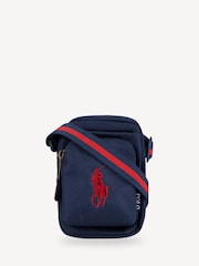 Polo Ralph Lauren Navy Pony Logo Festival Bag - Image 1 of 5