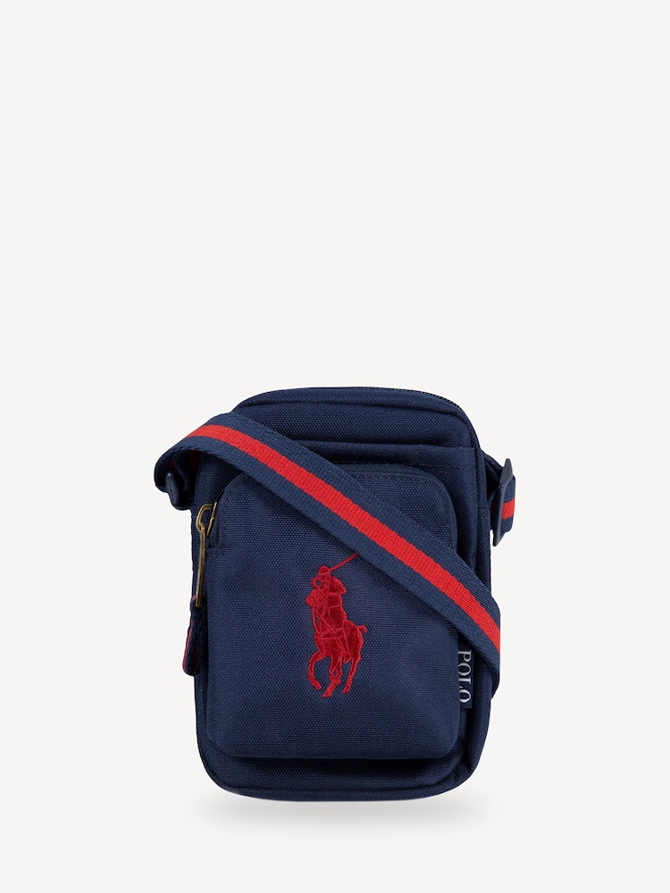 Polo Ralph Lauren Navy Pony Logo Festival Bag - Image 1 of 5