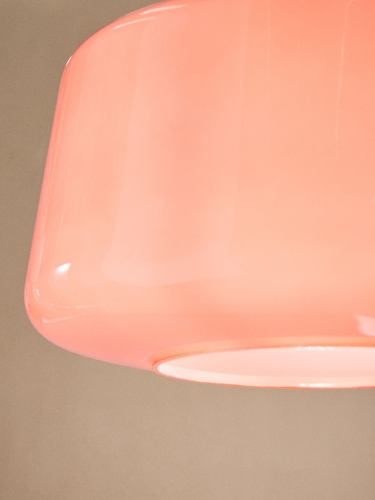MADE.COM Pink Camilo Pendant Ceiling Light - Image 3 of 3 MADE.COM Pink Camilo Pendant Ceiling Light - Image 3 of 3