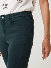 FatFace Green Harlow High Waist Jeggings - Image 2 of 3