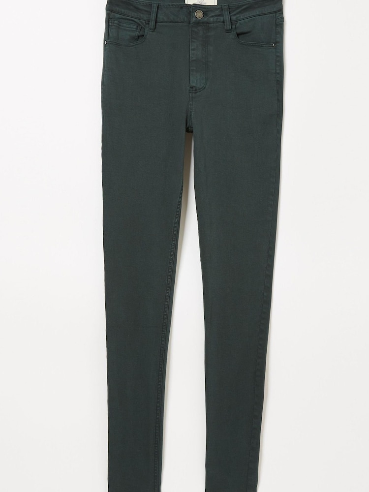 FatFace Green Harlow High Waist Jeggings - Image 3 of 3
