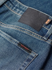 Superdry Blue Organic Cotton Slim Straight Jeans - Image 9 of 9