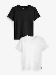 Белый - Polo Ralph Lauren Crew Logo 100% Хлопок Футболки 2 Упаковка - Image 1 of 3