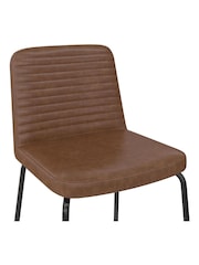 Dorel Home Camel Brown Europe Corey Faux Leather Counter Stool - Image 4 of 4