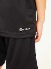 Schwarz - adidas Sportswear Train Essentials Aeroready Training Set mit 3 Streifen in regulärer Passform - Bild 11 von 19