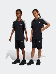 Schwarz - adidas Sportswear Train Essentials Aeroready Training Set mit 3 Streifen in regulärer Passform - Bild 4 von 19