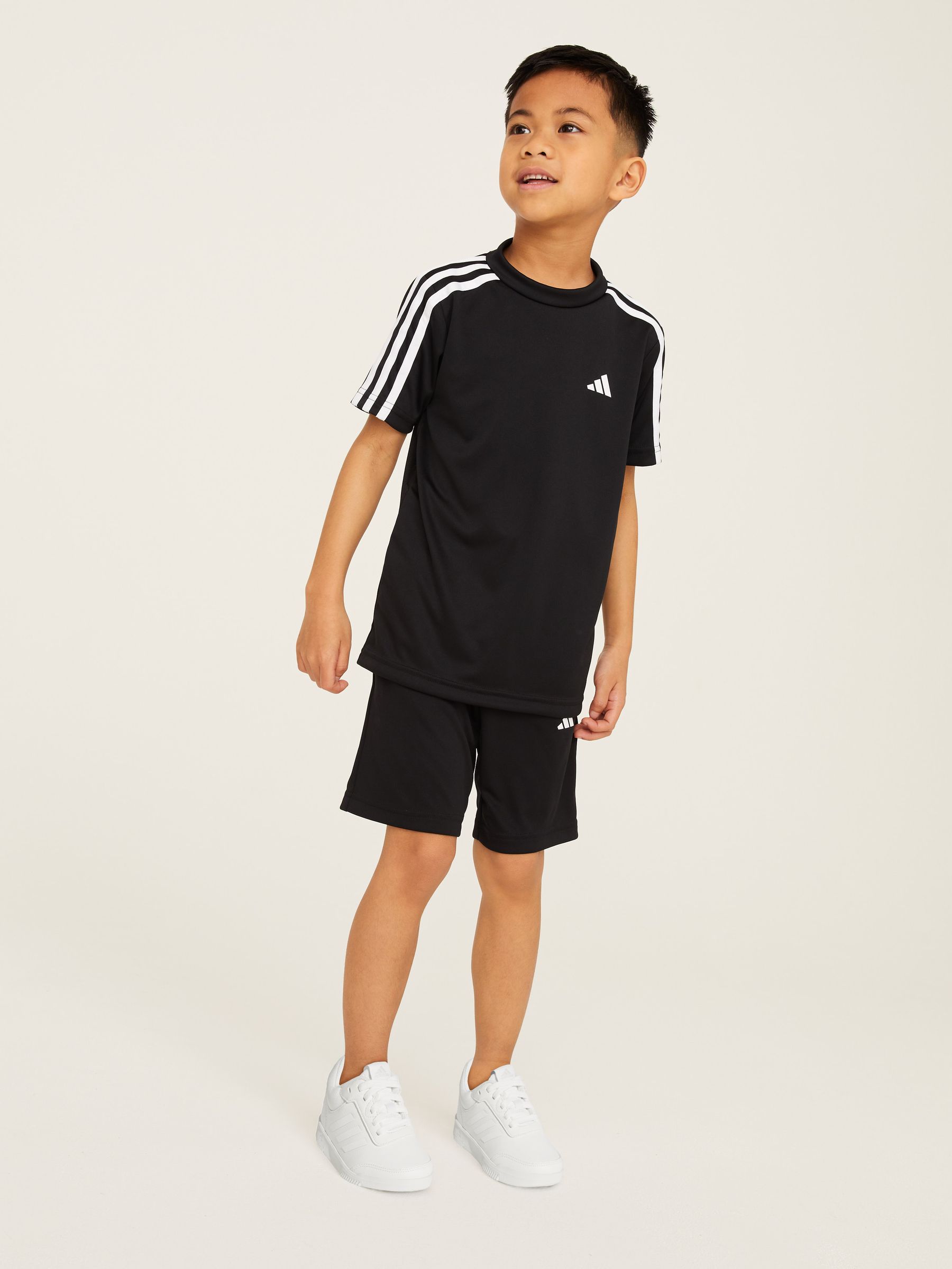 Buy adidas Black Sportswear Train Essentials Aeroready 3 Stripes Regular Fit Training Set from Next USA