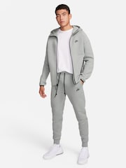 Nike Grey Chrome Tech Fleece Joggers - Image 3 of 10