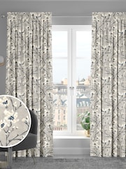 Grey Burley Made To Measure 100% Cotton Curtains - Image 1 of 9