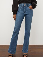 Blue Rinse Lift, Slim And Shape Flare Jeans - Image 1 of 5