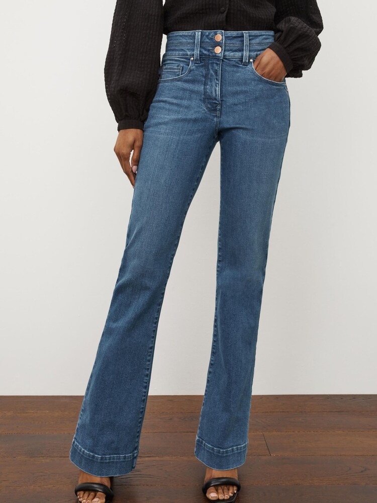 Blue Rinse Lift, Slim And Shape Flare Jeans - Image 1 of 5