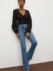 Blue Rinse Lift, Slim And Shape Flare Jeans - Image 2 of 5