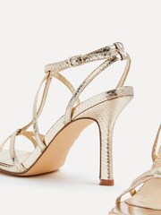 Linzi Gold Posie Strappy Stiletto Heeled Sandals - Image 5 of 6
