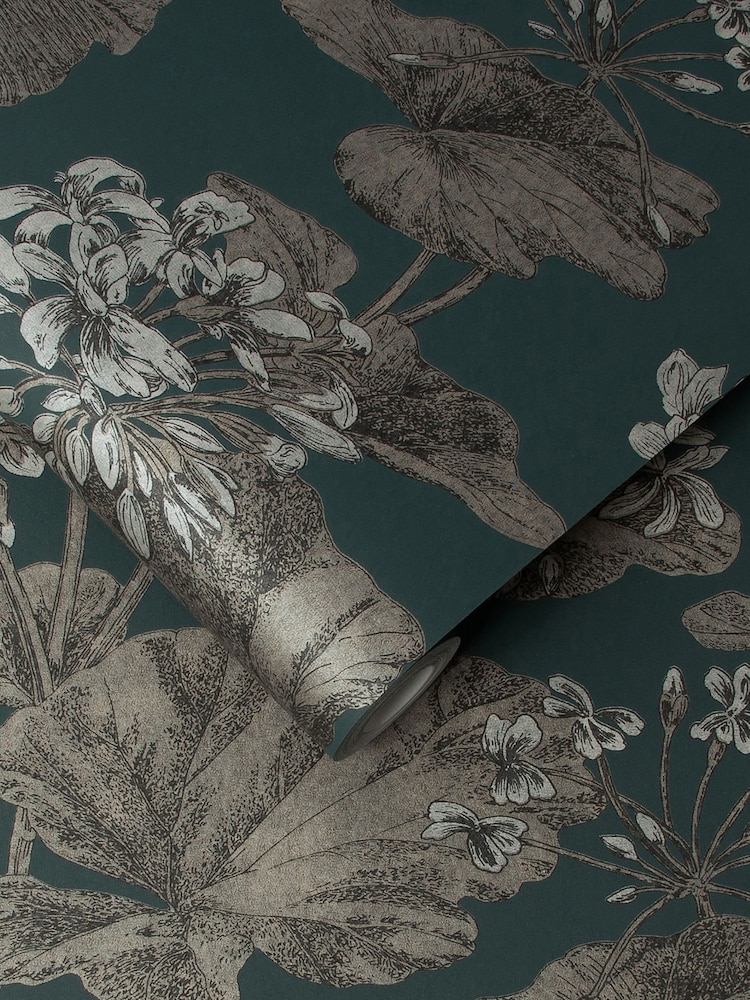 Graham & Brown Green Florentia Emerald 10M Wallpaper - Image 3 of 3