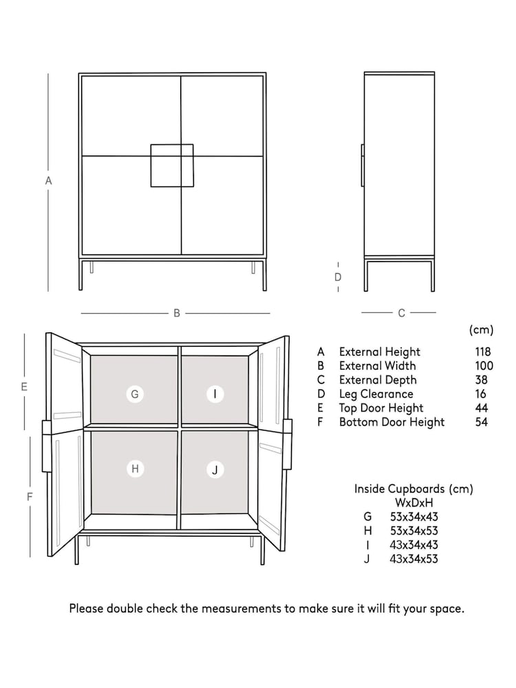 Swoon Light Brown Banner Cabinet - Image 8 of 8