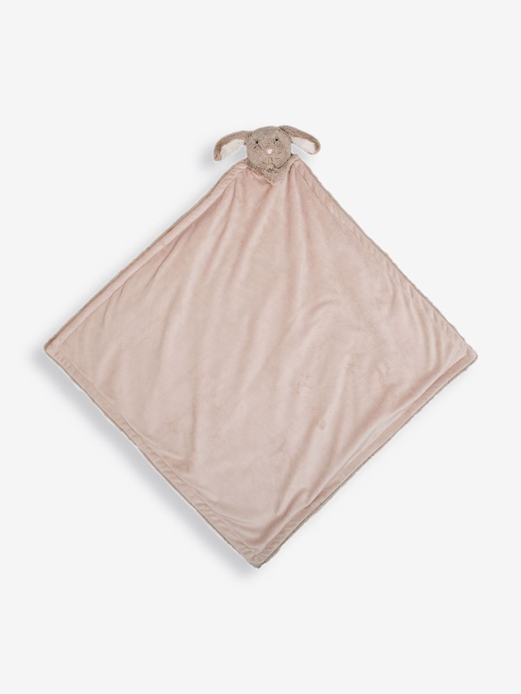 JoJo Maman Bébé Neutral Bunny Snuggle Blanket - Image 1 of 6
