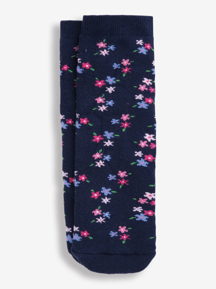 JoJo Maman Bébé Navy Welly Socks - Image 1 of 1