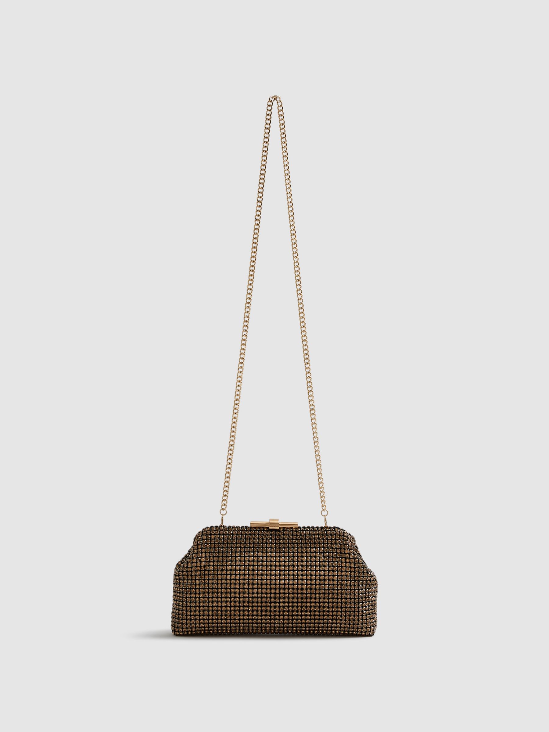 Buy Reiss Gold Adaline Embellished Clutch Bag from Next Germany